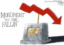 TRUMP MONUMENT by Pat Bagley
