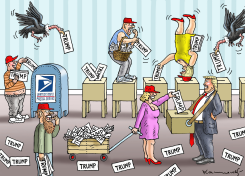 VOTES FOR TRUMP by Marian Kamensky