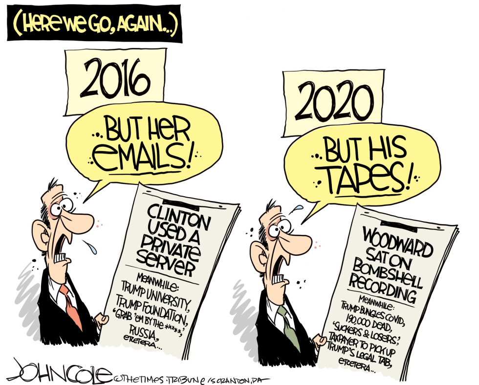 Trump taped interviews