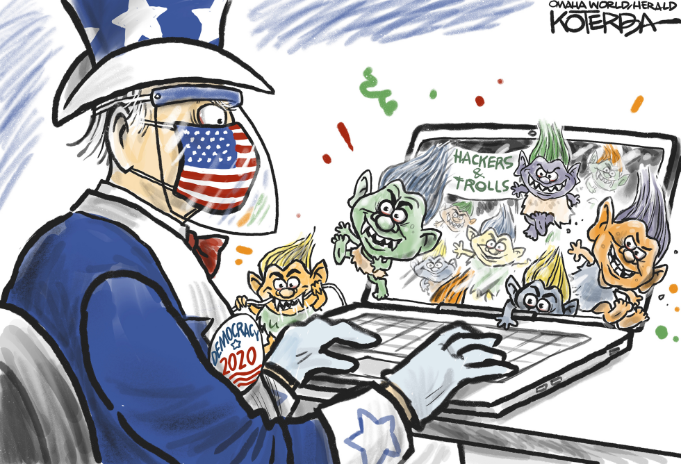 Hackers and Trolls Coming Out for the Election