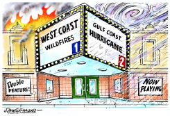 HURRICANES AND WILDFIRES by Dave Granlund