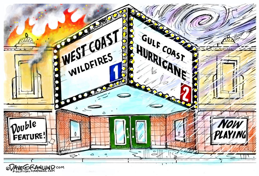Hurricanes and Wildfires