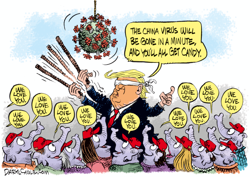 Trump Rally Pandemic Candy