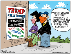 UNIQUE ELECTION CAMPAIGN by Bob Englehart