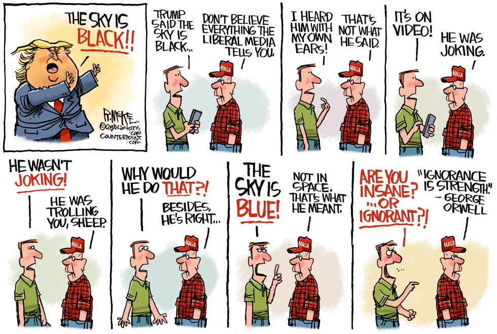 Orwellian Trump