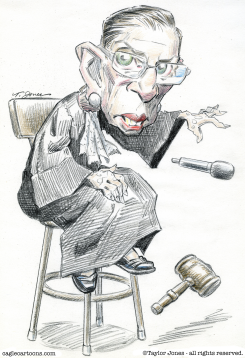 RUTH BADER GINSBURG by Taylor Jones