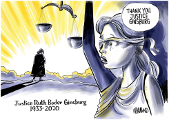 RIP RBG by Dave Whamond