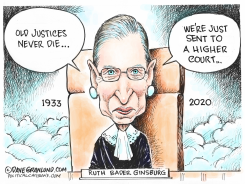 RUTH BADER GINSBURG 1933-2020 by Dave Granlund