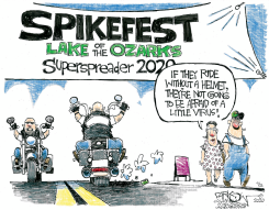 BIKEFEST SUPERSPREADER by John Darkow