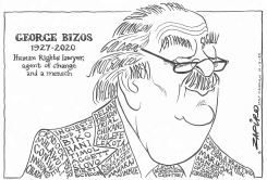 GEORGE BIZOS by Zapiro