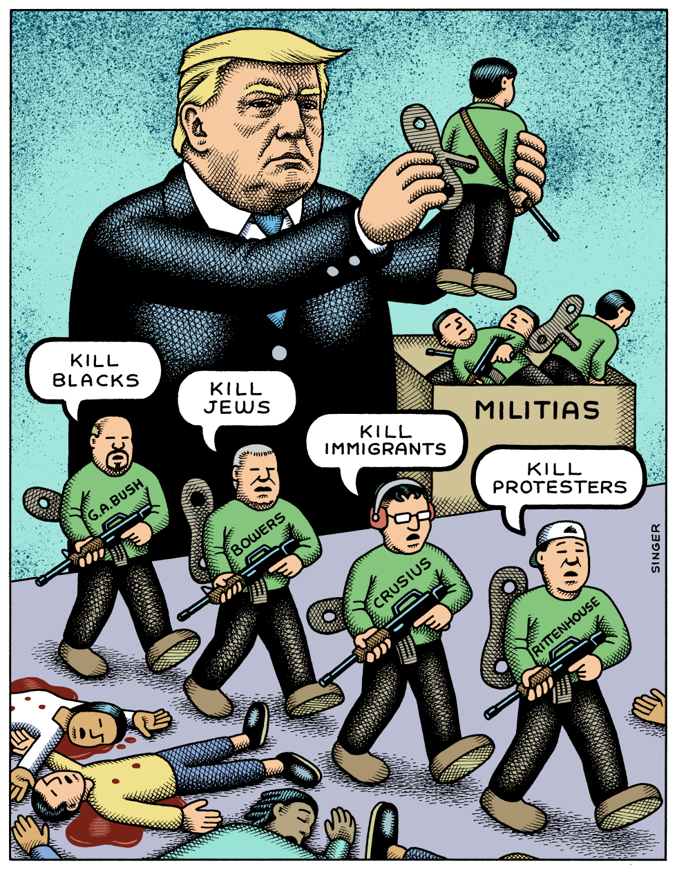 Trump Winds Up Killers