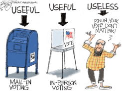 VOTING BUG by Pat Bagley
