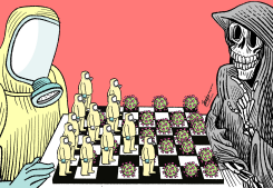 CORONAVIRUS CHESS by Manny Francisco