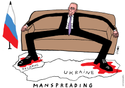 PUTIN MAN SPREADER IN BELARUS by Schot