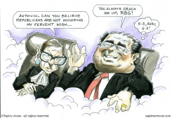RBG AND SCALIA by Taylor Jones