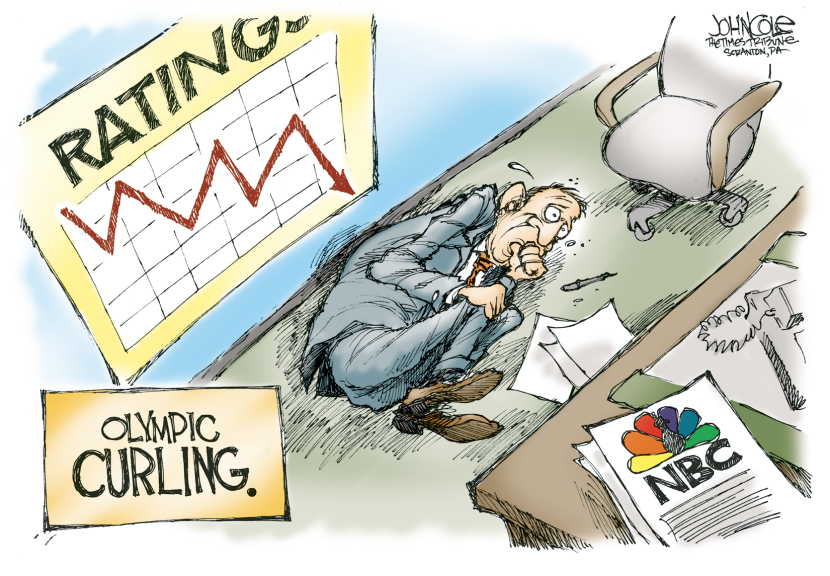 Olympics TV ratings -- color