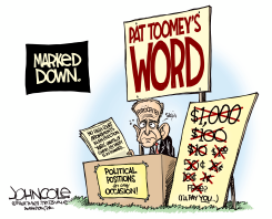 PAT TOOMEY'S WORD by John Cole