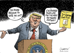 TRUMP’S SUPREME COURT CHOICE by Patrick Chappatte