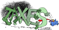 TRUMP AND TAXES by Randall Enos