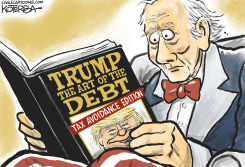 TRUMP'S ART OF THE DEBT by Jeff Koterba