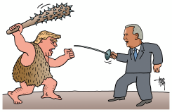 DEBATE TRUMP BIDEN by Arend van Dam