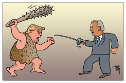 DEBATE TRUMP BIDEN by Arend van Dam