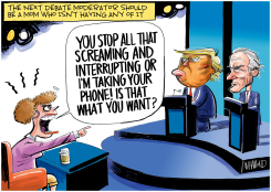TRUMP BIDEN TRAINWRECK DEBATE by Dave Whamond