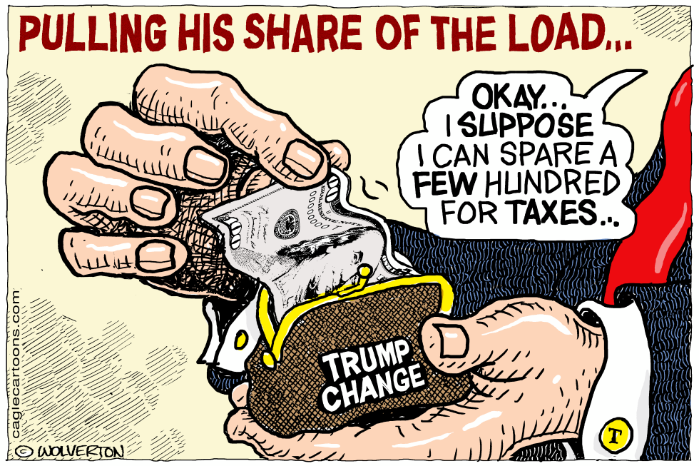 Pulling His Share of the Tax Burden
