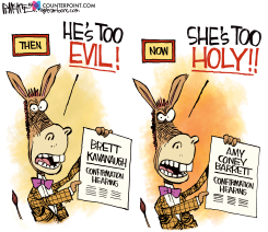 AMY CONEY BARRETT by Rick McKee