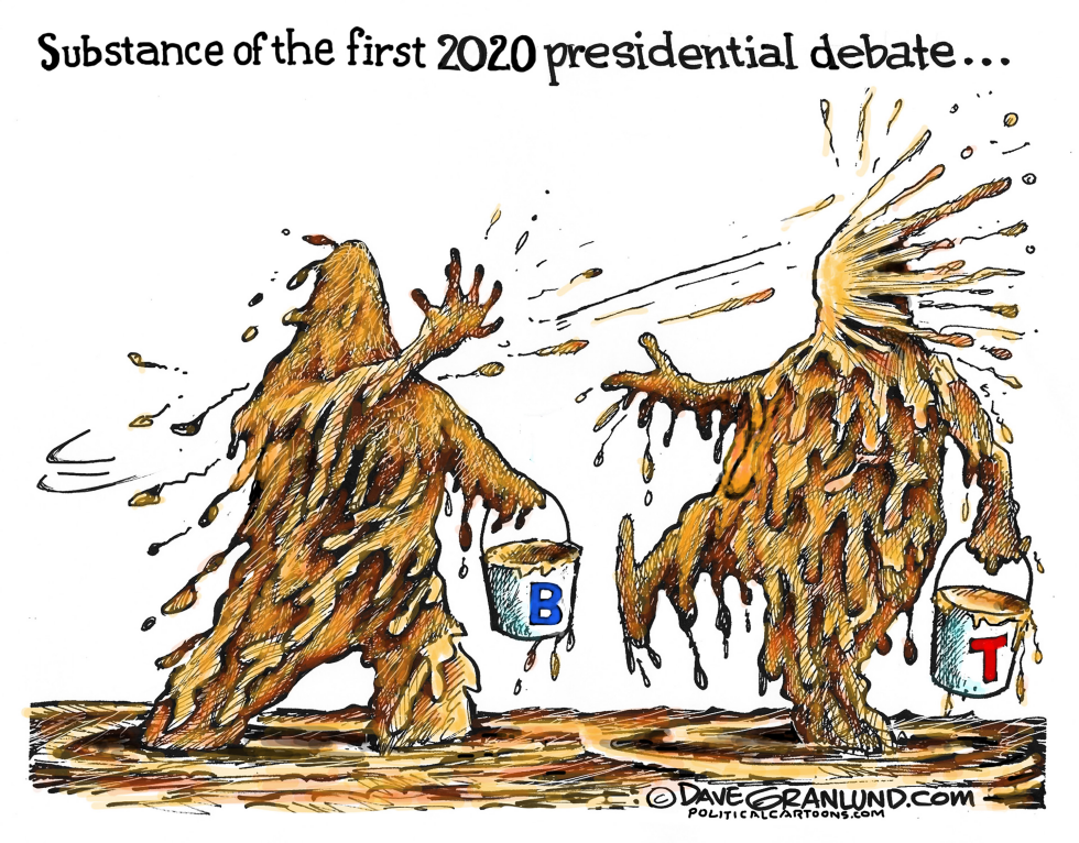 Biden vs Trump debate substance