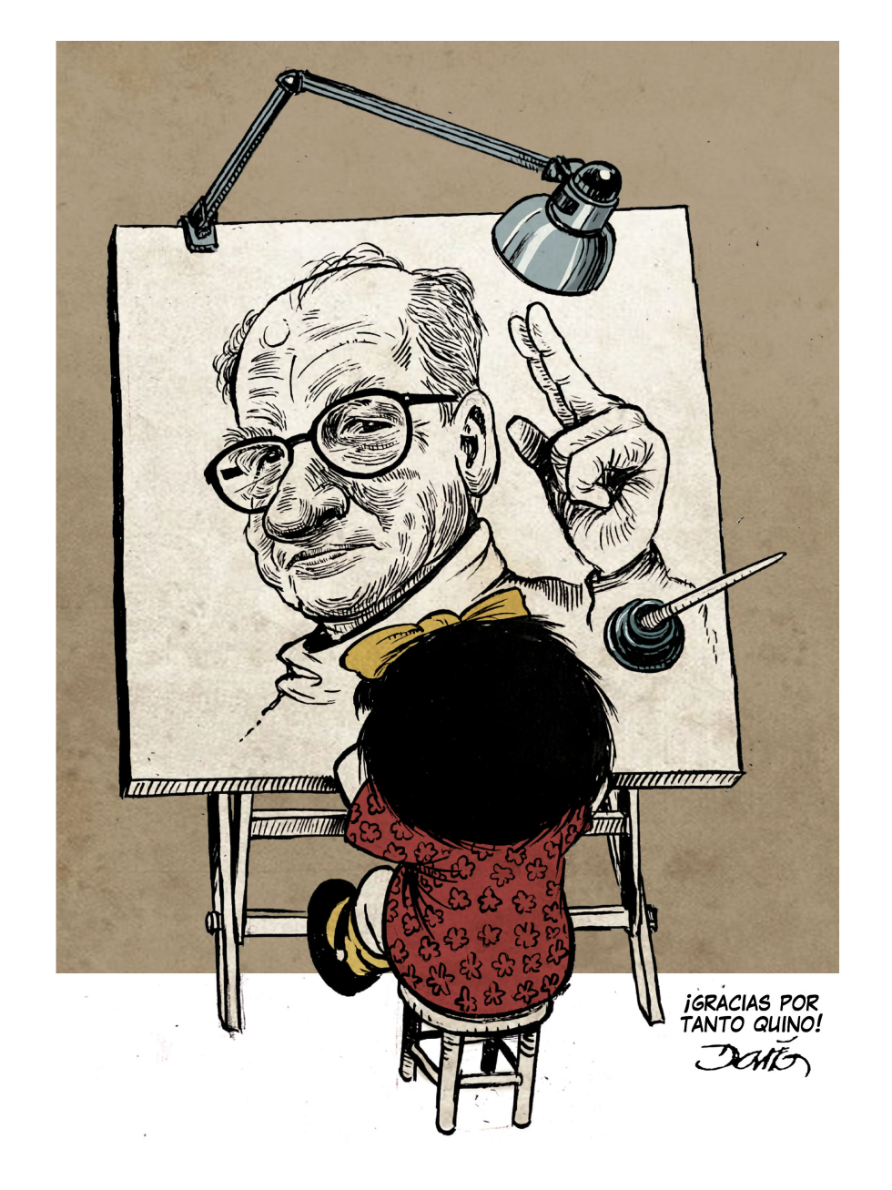 QUINO passed away