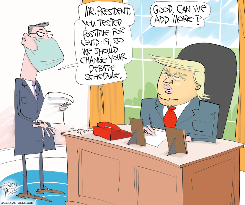 Trump Tests Positive