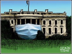 POTUS HAS COVID-19 by Terry Mosher