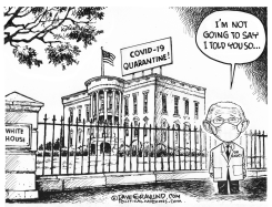 TRUMP POSITIVE COVID-19 by Dave Granlund