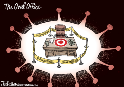 TRUMP VIRUS by Joe Heller