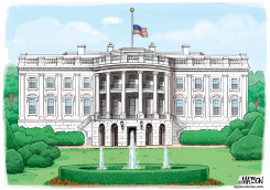COVID WHITE HOUSE by R.J. Matson