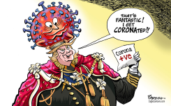 TRUMP GETS CORONA by Paresh Nath