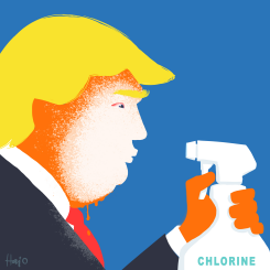 TRUMP CHLORINE by Hajo de Reijger