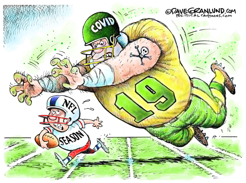 NFL season vs COVID-19