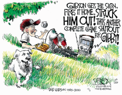 BOB GIBSON by John Darkow