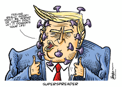 SUPERSPREADER TRUMP by Manny Francisco