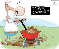 SUPER SPREADER LIES by Gary McCoy
