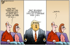 TRUMP LEARNED HIS LESSON by Bruce Plante