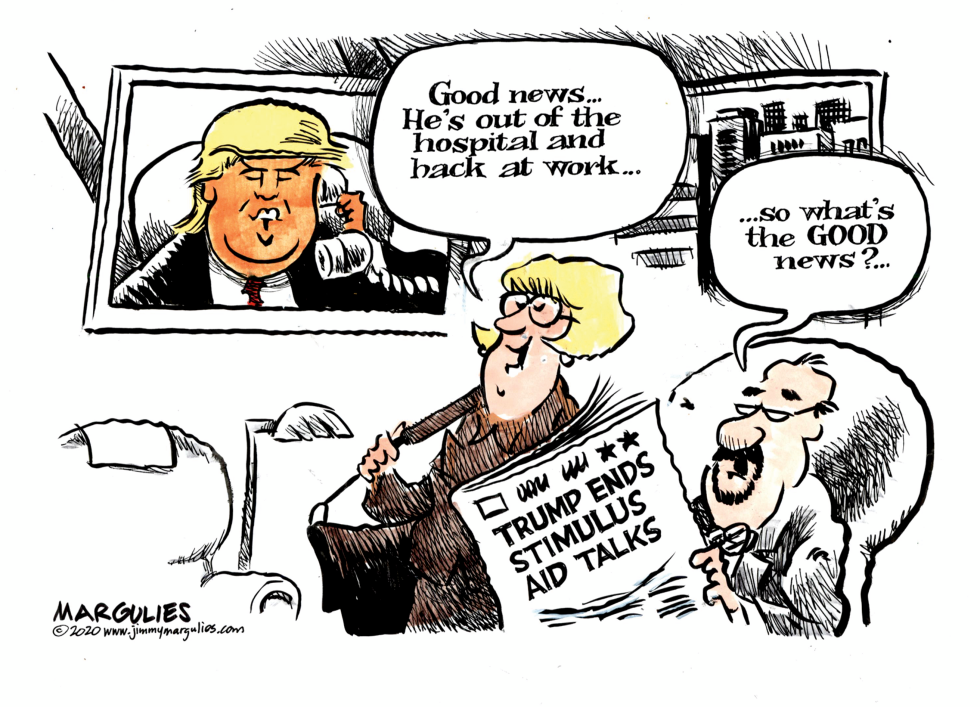 Trump Ends Stimulus Aid Talks