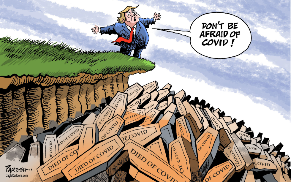 Trump on covid fear