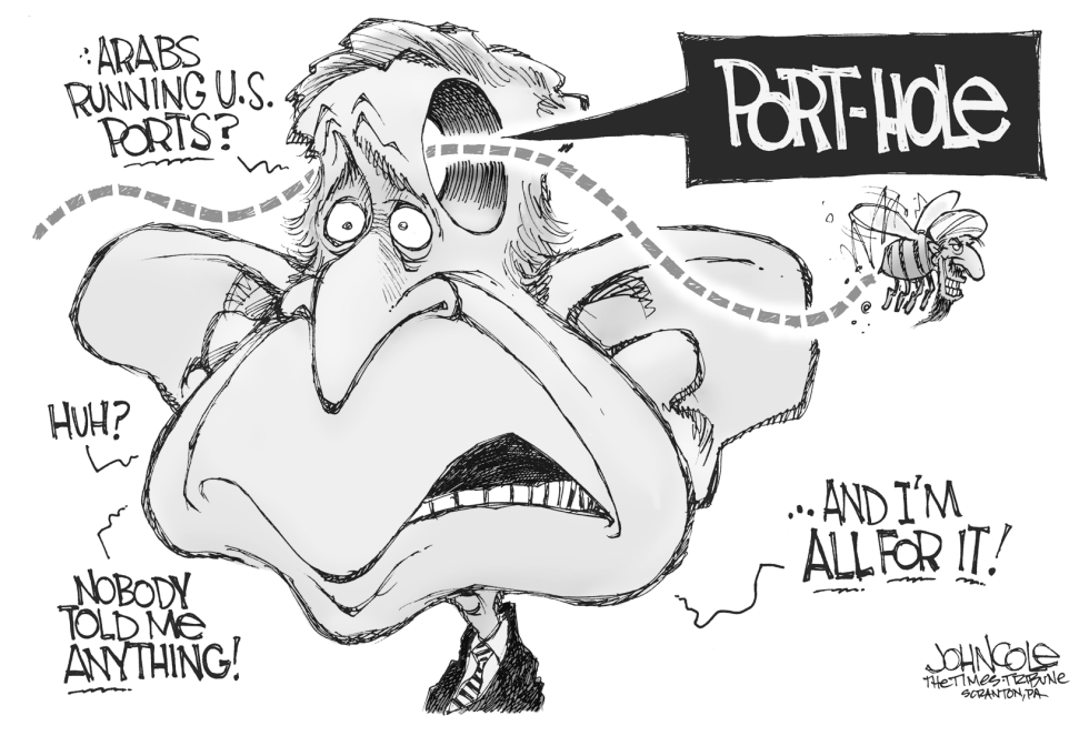 Bush and ports