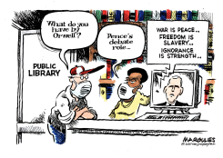 PENCE VP DEBATE by Jimmy Margulies