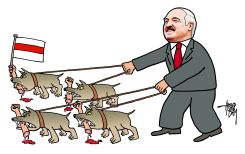 OPPRESSOR LUKASHENKO by Arend van Dam