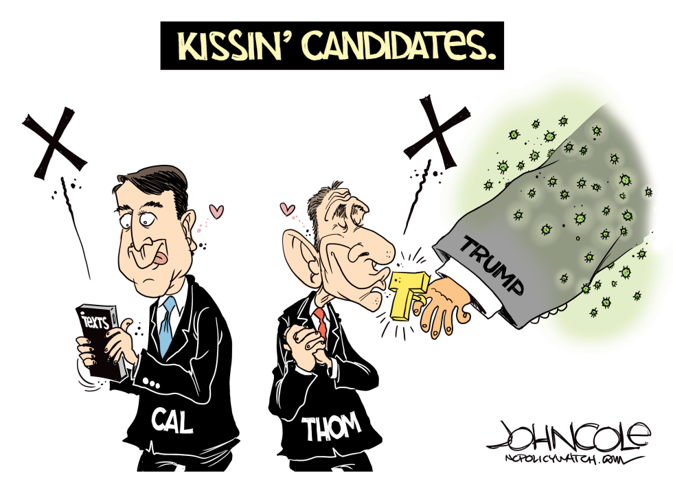 LOCAL NC - Cunningham and Tillis kissing contest