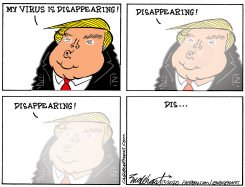 DISAPPEARING COVID by Bob Englehart